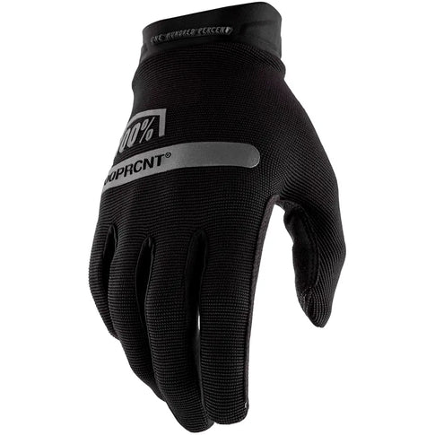 100% Ridecamp Gloves - Black
