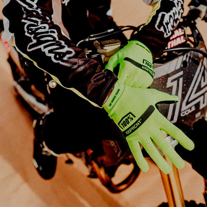 Luvas 100% Ridecamp - Amarelo Fluo