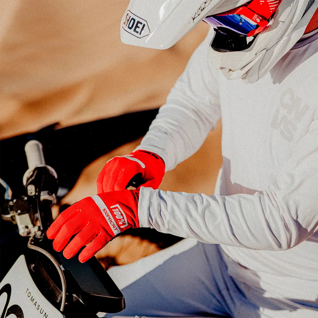 Luvas 100% Ridecamp - Vermelho