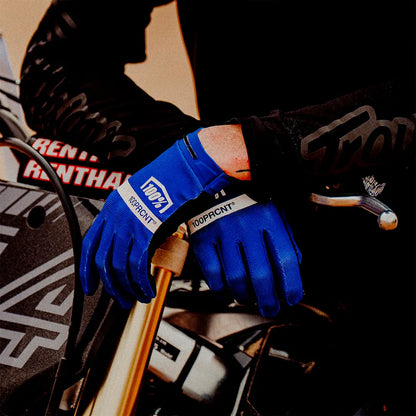 Guantes 100% Ridecamp - Azul
