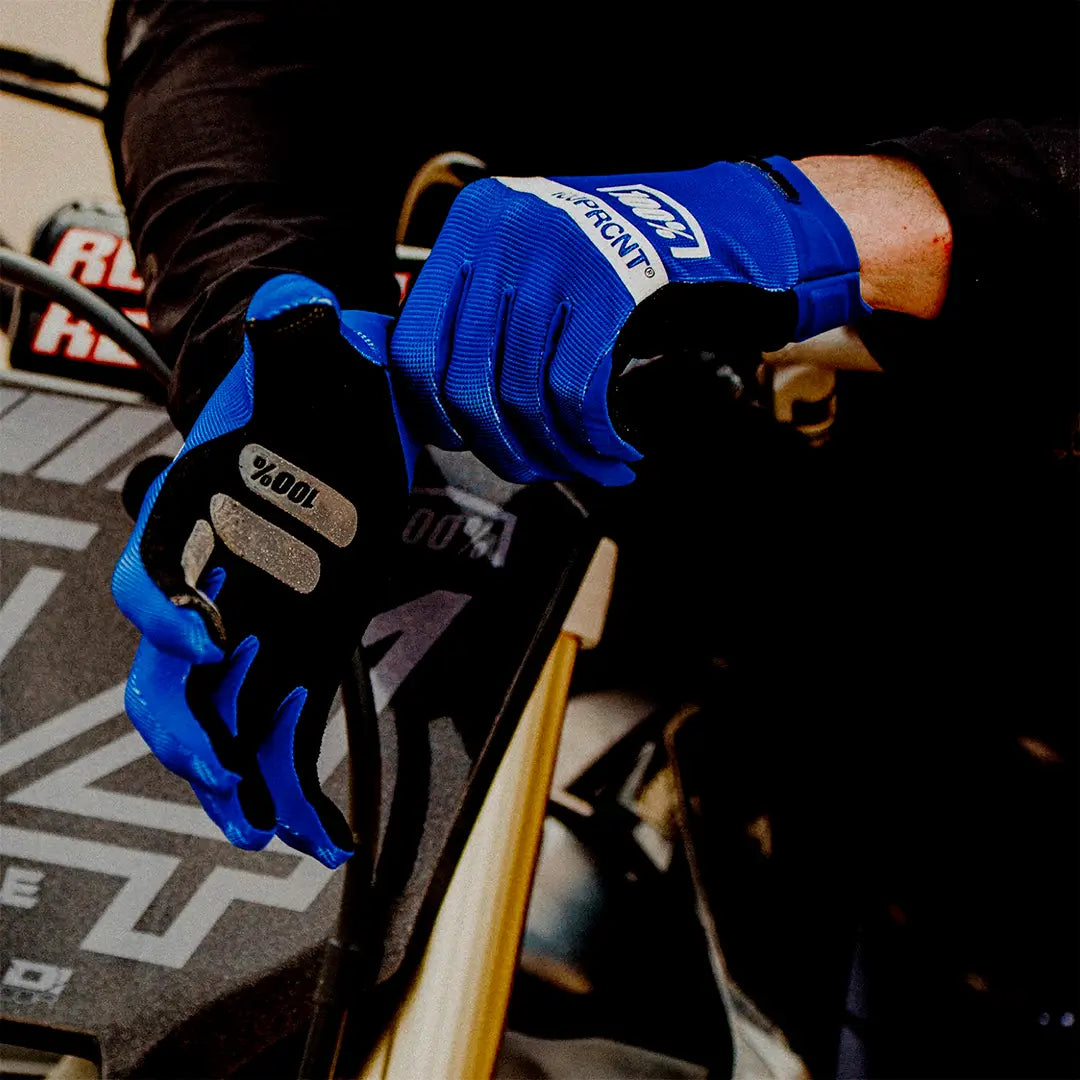 Guantes 100% Ridecamp - Azul