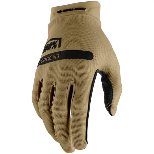 100% Ridecamp Gloves - Sand Brown