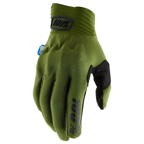 Guantes 100% Cognito Smart Shock - Negro/Verde