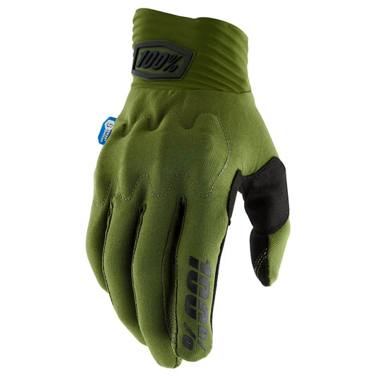 Guantes 100% Cognito Smart Shock - Negro/Verde