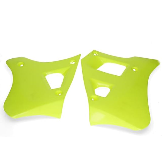 Yamaha DTR 125 HP radiator covers - Fluorescent Yellow