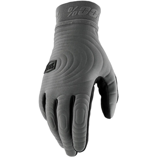 Guantes 100% Brisker Xtreme - Negro/Gris