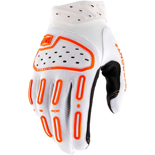 Gants 100% Airmatic 2 - Blanc/Orange