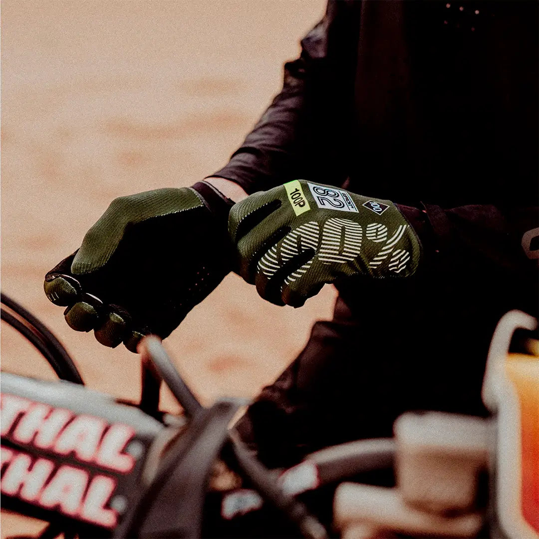 Gants 100% iTrack - Vert