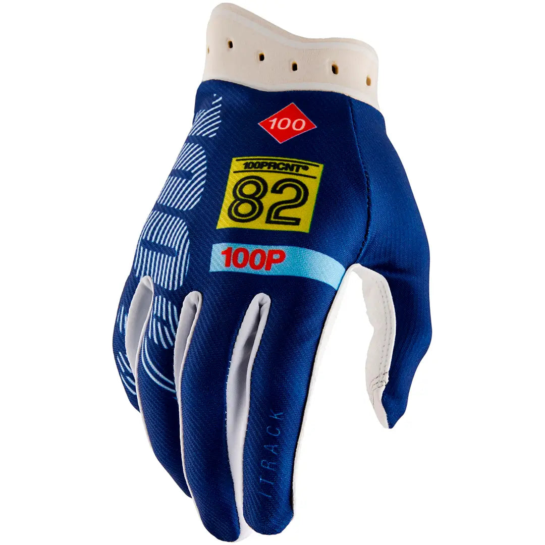 100% iTrack Gloves - Navy Blue