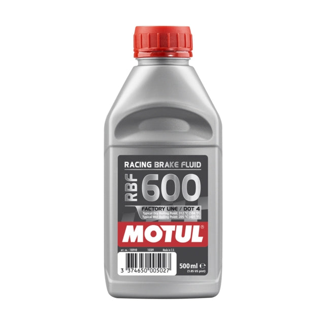 Líquido de travão DOT 4 0,5L Motul RBF 600 Factory line