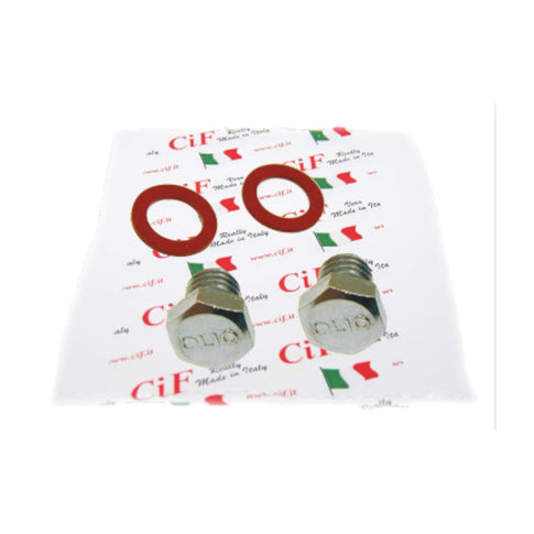 Oil fill and drain screws for Vespa engine CIF