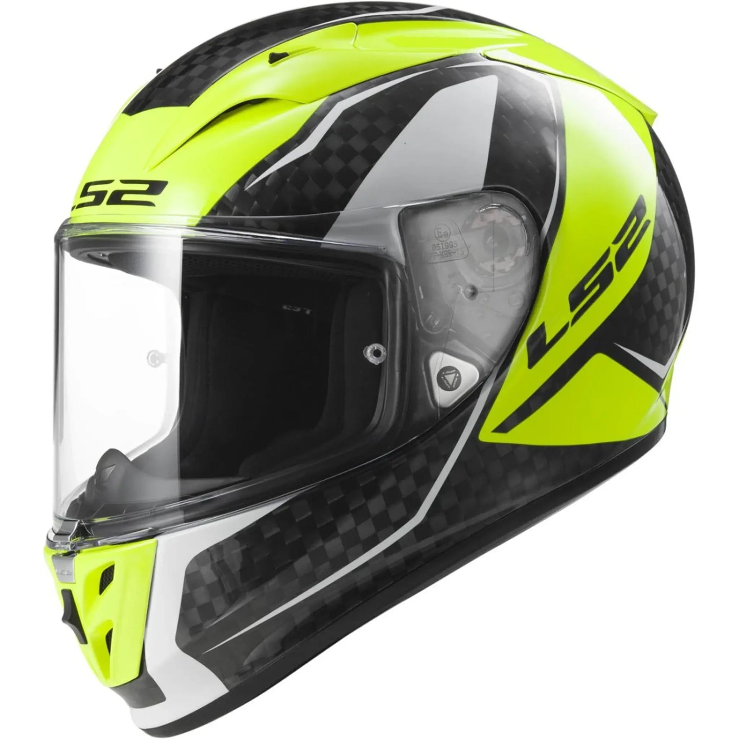 Casco LS2 FF323 Arrow C Evo Fury - Carbono/Amarillo