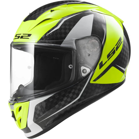 Casco LS2 FF323 Arrow C Evo Fury - Carbono/Amarillo