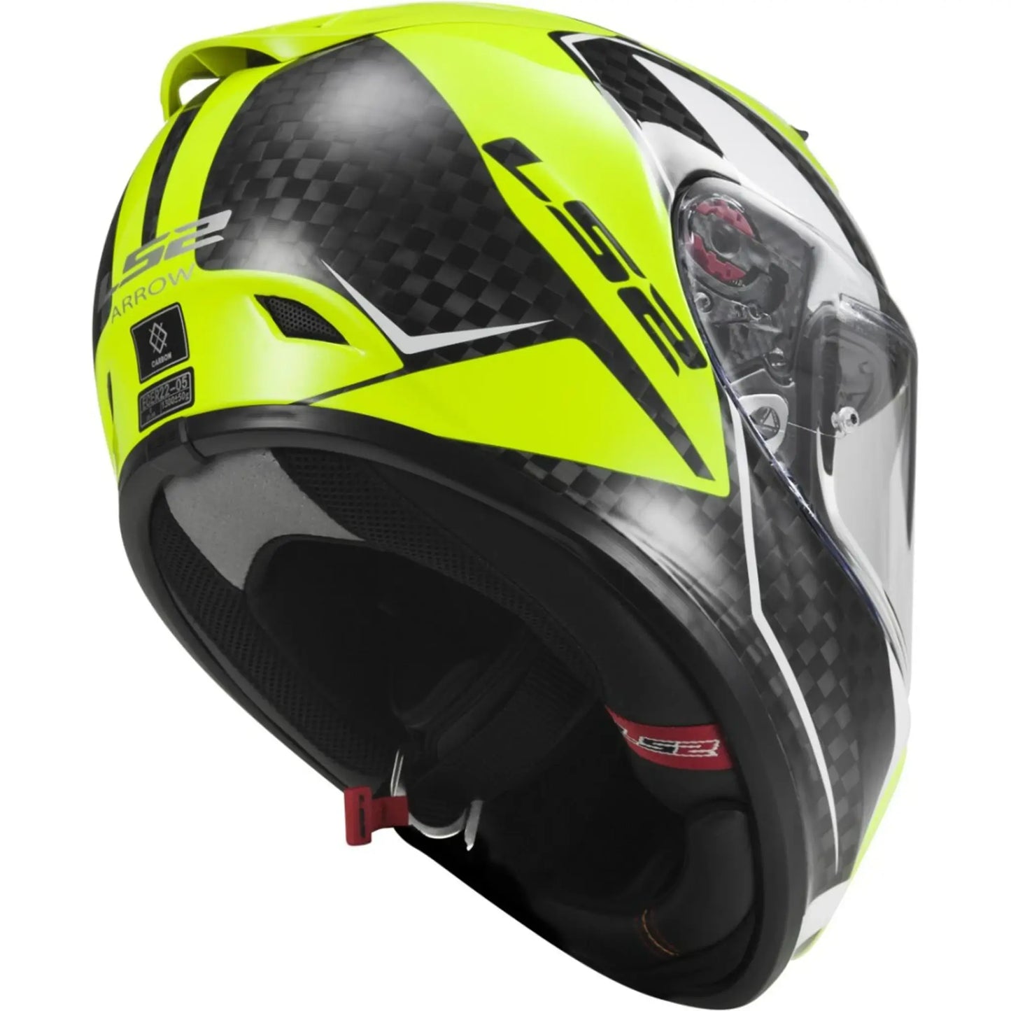 Casco LS2 FF323 Arrow C Evo Fury - Carbono/Amarillo