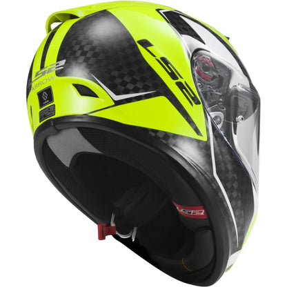 Casco LS2 FF323 Arrow C Evo Fury - Carbono/Amarillo