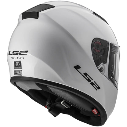 Casco LS2 FF397 Vector Evo Solid - Blanco Brillo