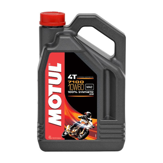 Óleo de motor 4T 10W60 4L Motul 7100