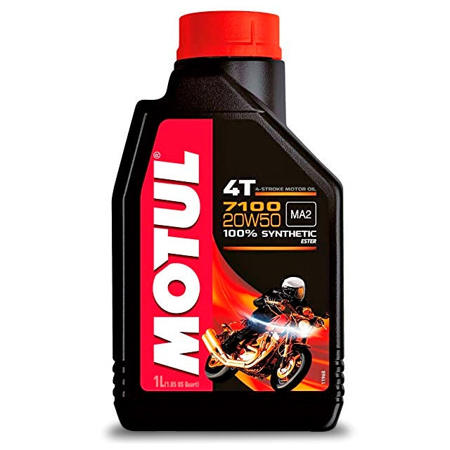 Óleo de motor 4T 20W50 1L Motul 7100