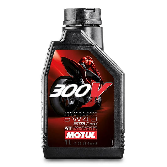 Óleo de motor 4T 5W40 1L Motul 300V Factory Line Road