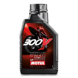 Óleo de motor 4T 5W40 1L Motul 300V Factory Line Road