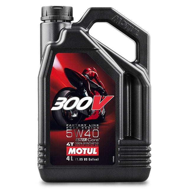 Óleo de motor 4T 5W40 4L Motul 300V Factory Line Road