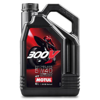 Óleo de motor 4T 5W40 4L Motul 300V Factory Line Road