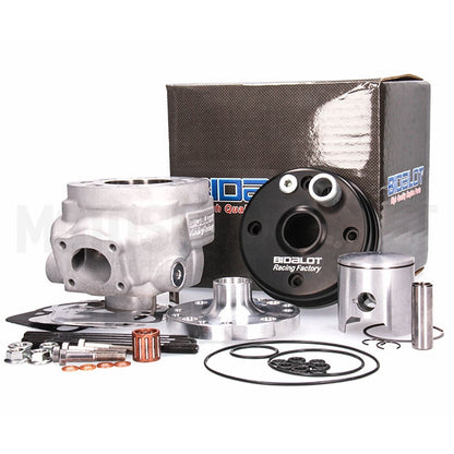 Cilindro Bidalot Racing factory WR 90cc Minarelli AM6 carrera 44,9mm biela 90mm bulón 13mm