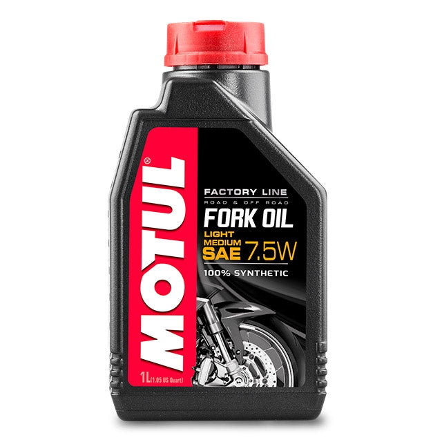 Aceite horquilla 7,5W 1L Motul factory line Med/Light 114077