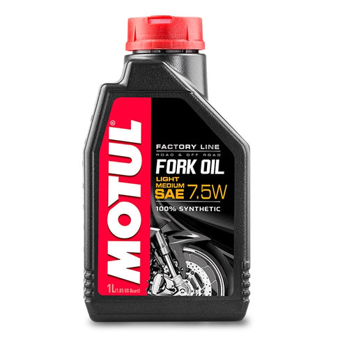 Aceite horquilla 7,5W 1L Motul factory line Med/Light 114077