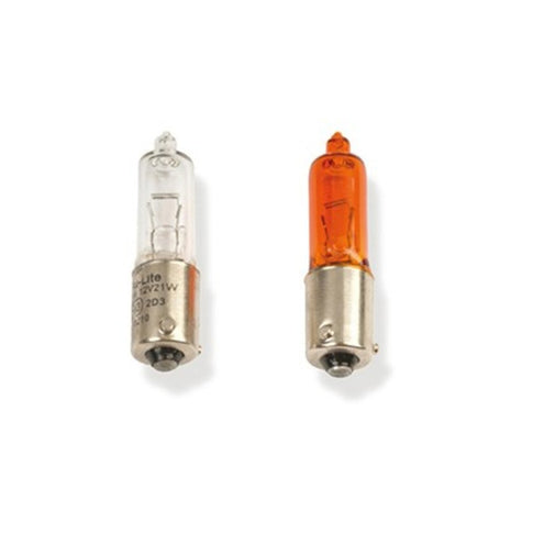 9 mm bayonet indicator bulb 12V 21W Vparts - Orange