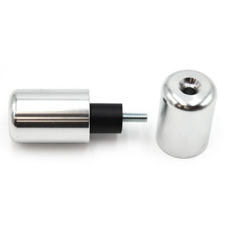 Handlebar weights aluminium Suzuki GSF 1200 Bandit 97-06 Vparts - silver