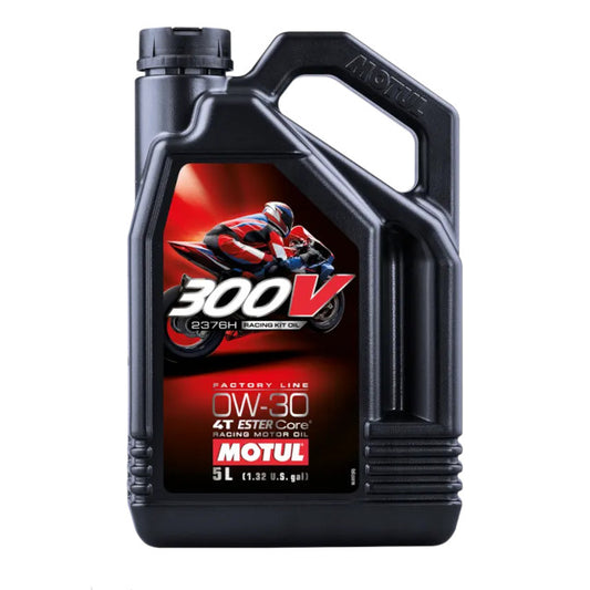 Aceite motor 0W30 5L 2376H HRC Motul 300V Factory Line 110329
