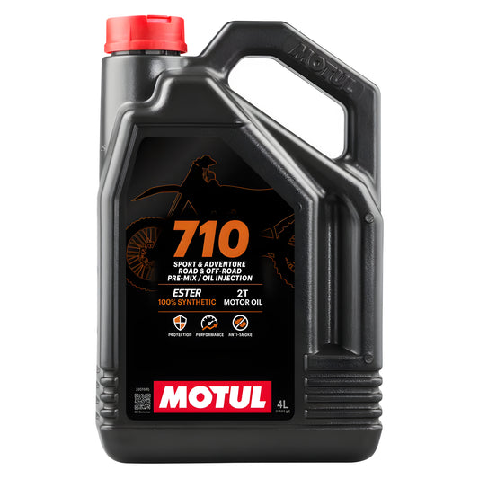 Aceite mezcla 2T 4L Motul 710 sintético 114637