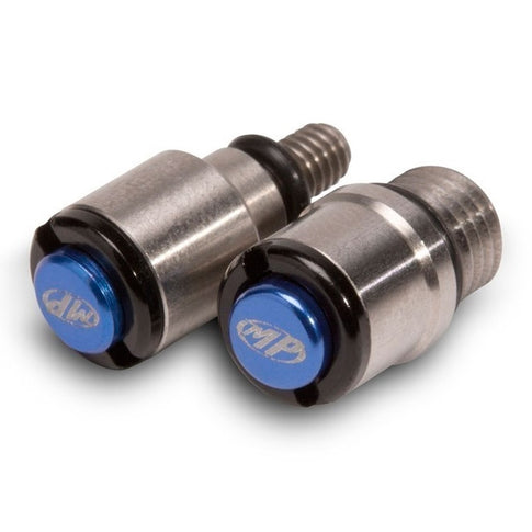 Purgadores horquilla M4 x 0,7 / M8 x 1,0 WP AER48 Micro Motion Pro Azul/Negro 11-0111