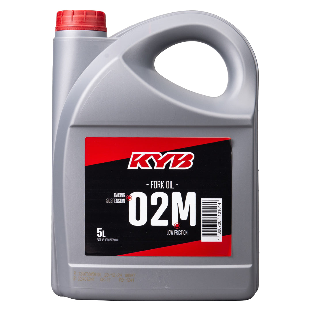 Aceite de horquilla KYB 02M 5W, desarrollado específicamente para suspensiones Kayaba. 5 litros