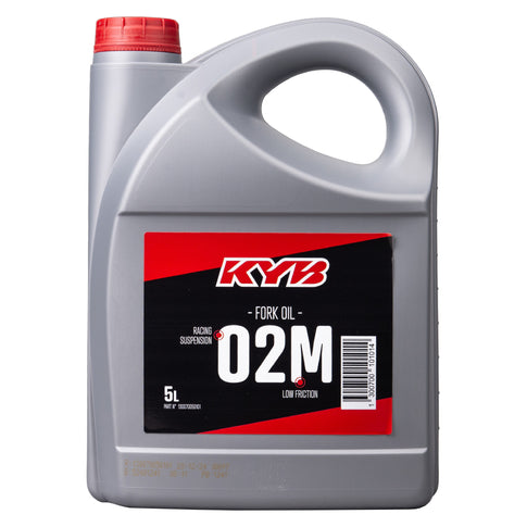 Aceite de horquilla KYB 02M 5W, desarrollado específicamente para suspensiones Kayaba. 5 litros