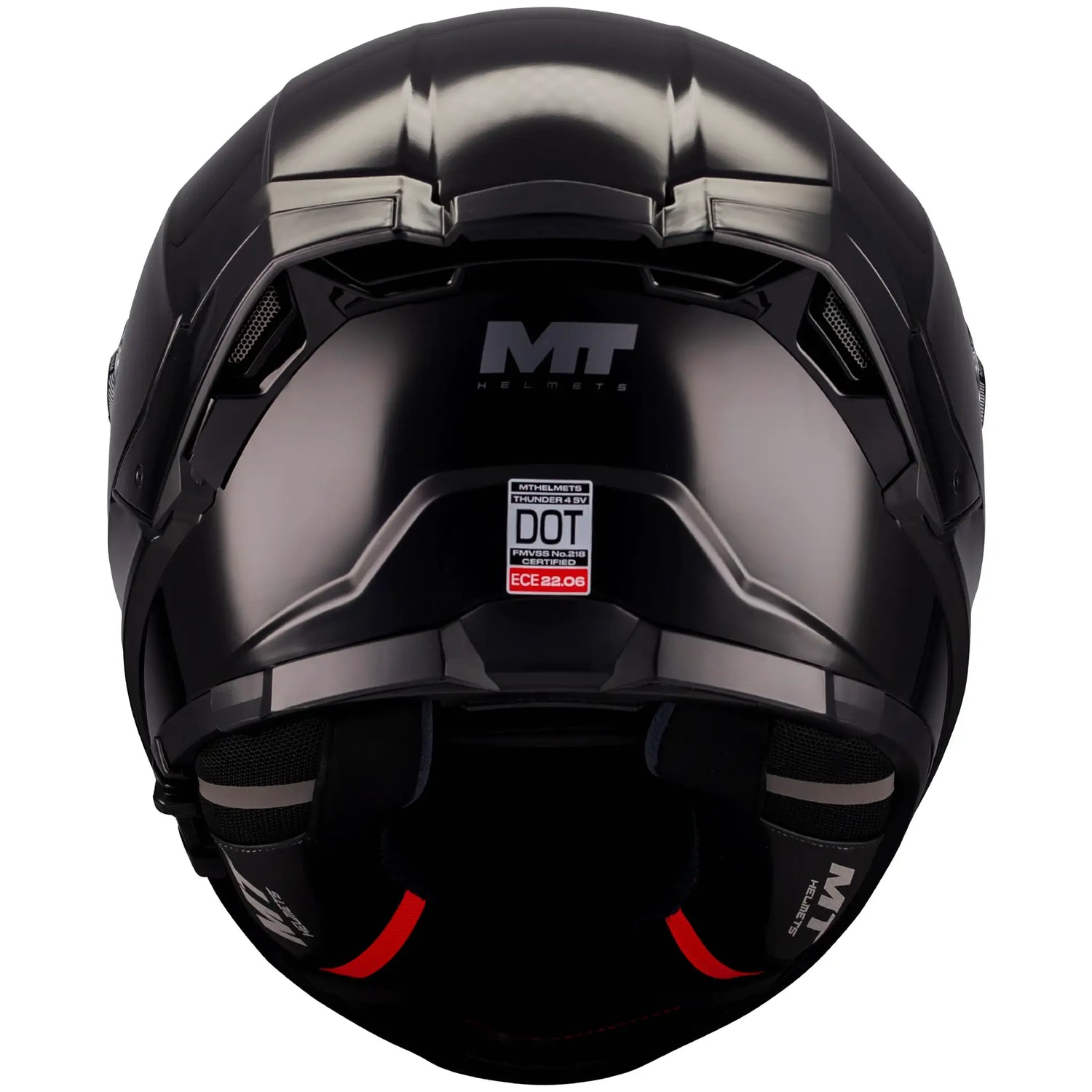 Casco MT Thunder 4 SV Pure A1 - Negro Brillo