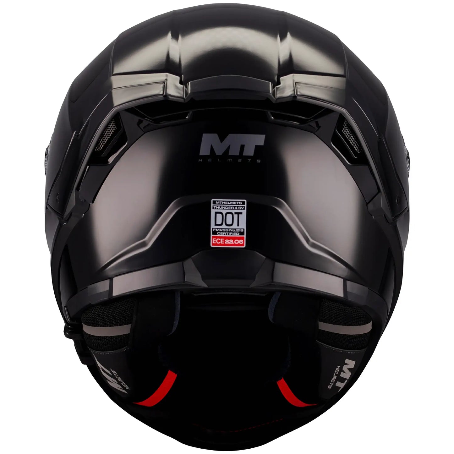 Casco MT Thunder 4 SV Pure A1 - Negro Brillo