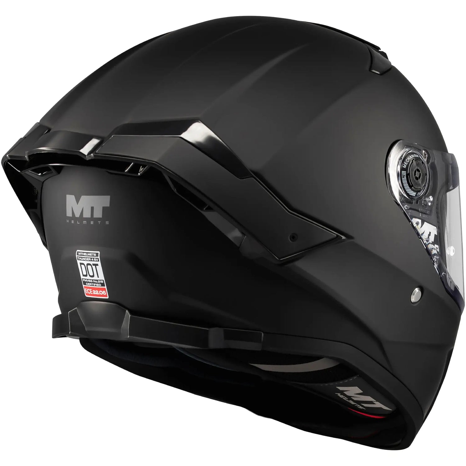 Casco MT Thunder 4 SV Pure A1 - Negro Mate