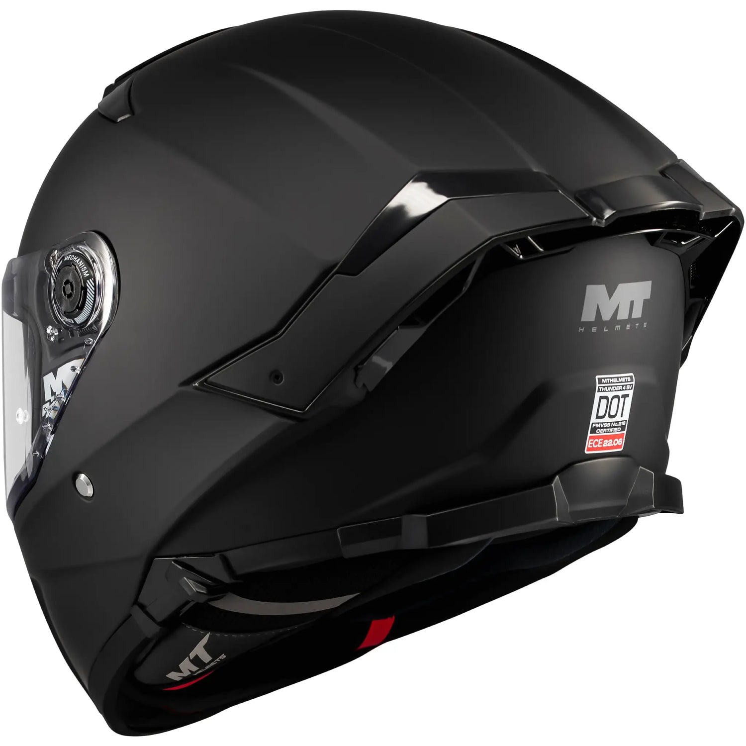 Casco MT Thunder 4 SV Pure A1 - Negro Mate