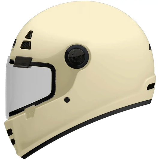 Capacete MT Jarama SV Pure A3 - Creme Brilho
