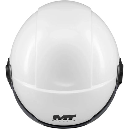 Casco MT Viale SV S Pure A0 - Blanco Brillo