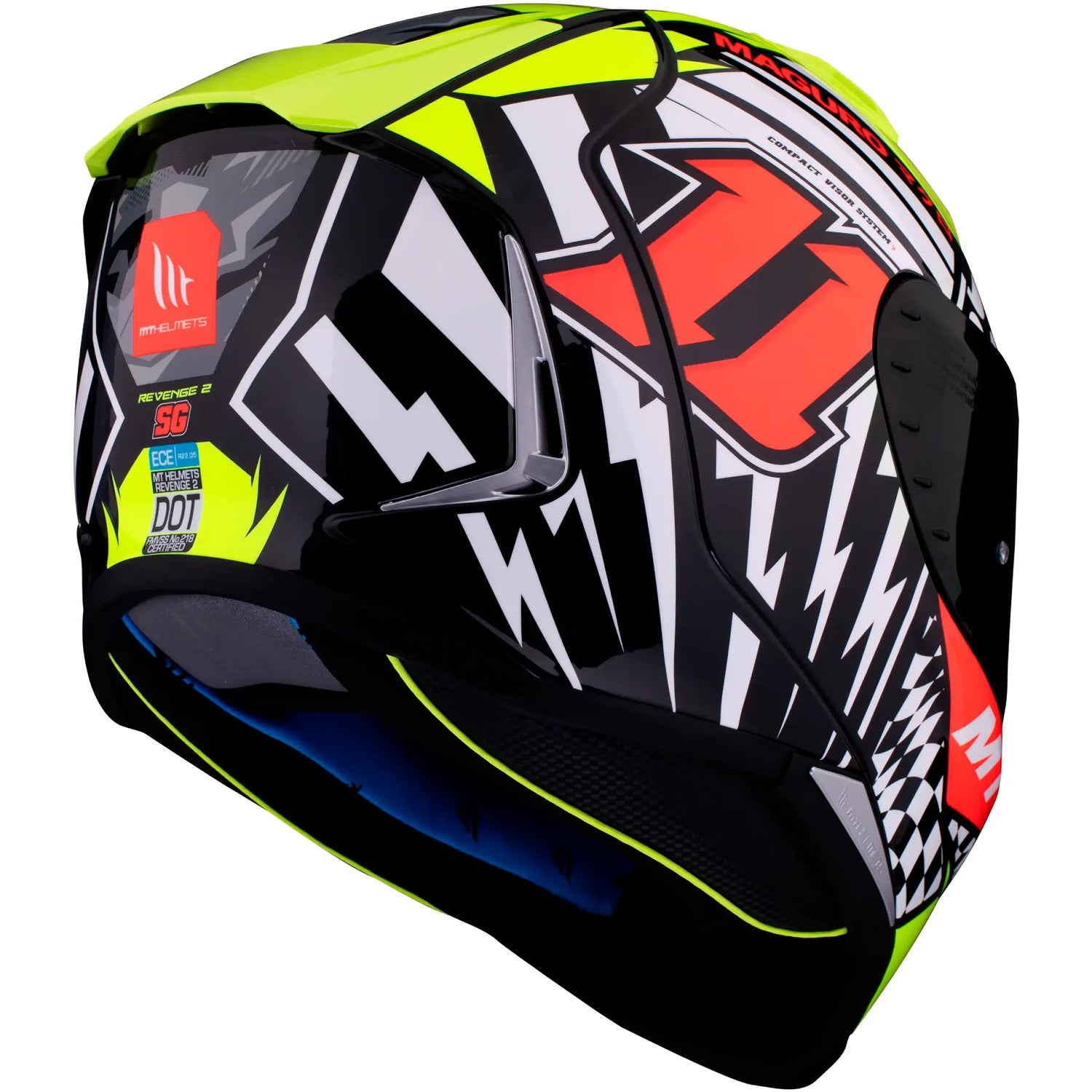 Casco MT Revenge 2 S Sergio Garcia A3