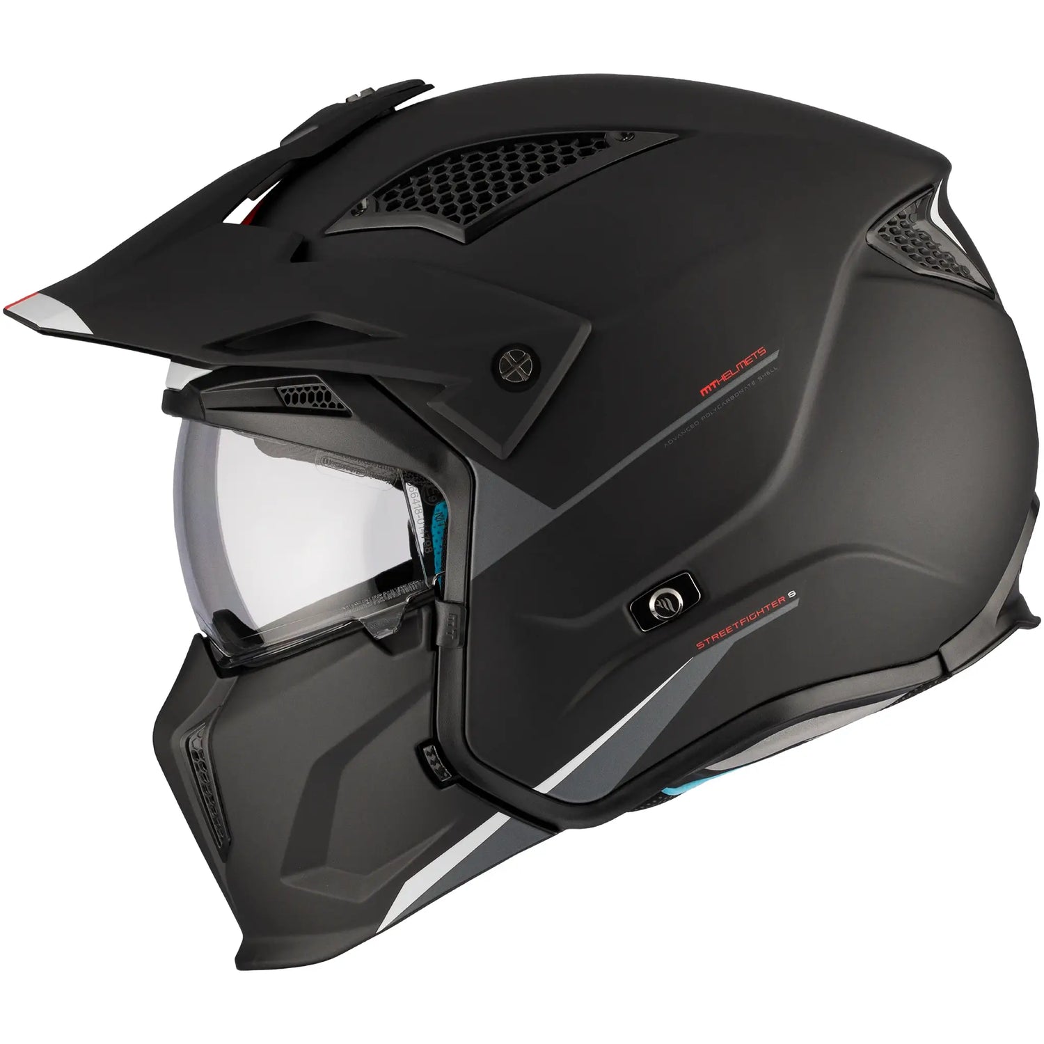 Casco MT Streetfighter SV S Solid A1 - Negro Mate