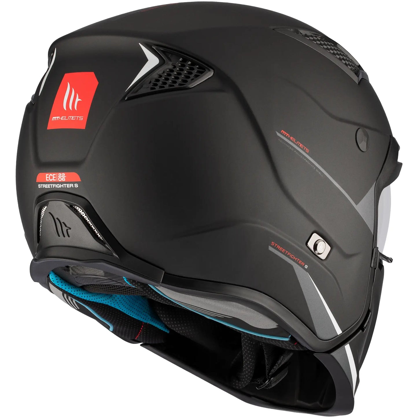 Casco MT Streetfighter SV S Solid A1 - Negro Mate