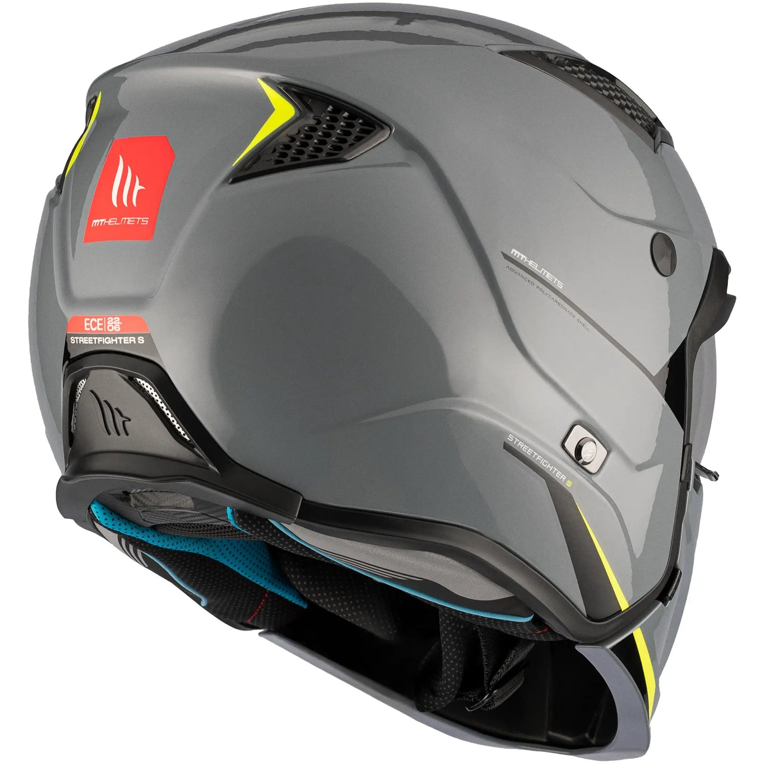 Casco MT Streetfighter SV S Solid A22 - Gris Nardo