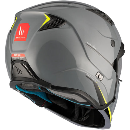 Casco MT Streetfighter SV S Solid A22 - Gris Nardo
