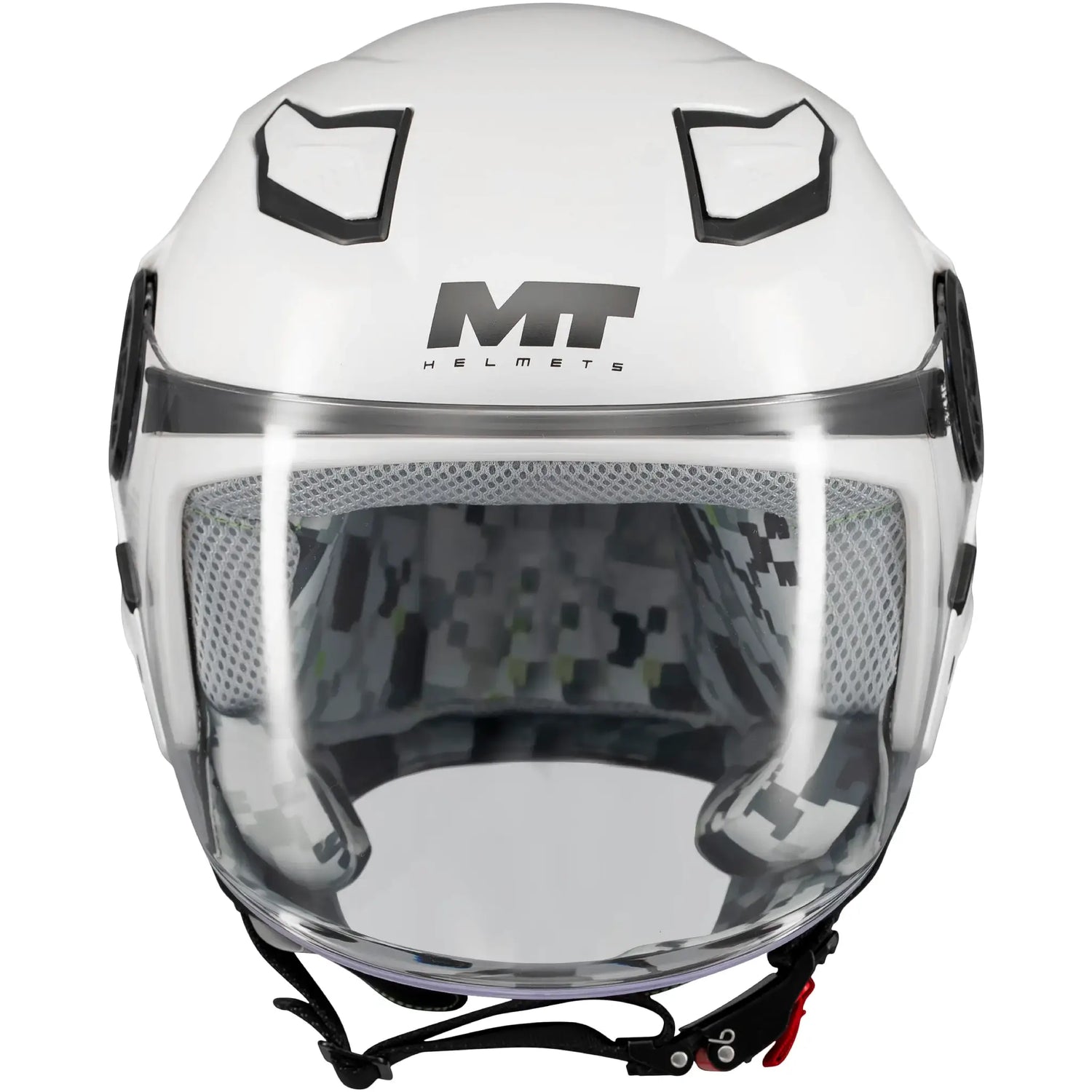 Casco MT Lite Pure A0 - Blanco Brillo