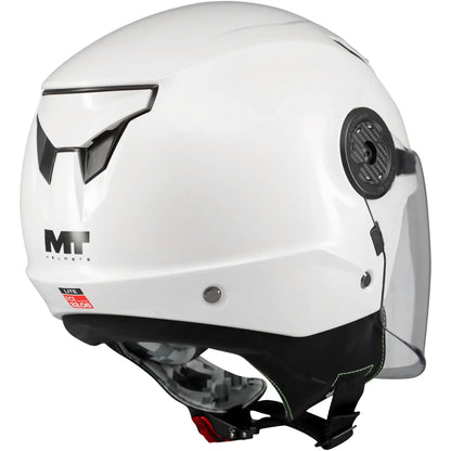 Casco MT Lite Pure A0 - Blanco Brillo