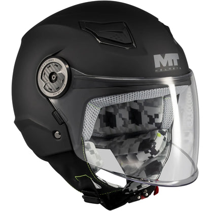 Casco MT Lite Pure A1 - Negro Mate